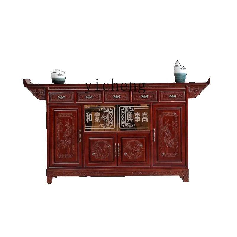 

Xl Solid Wood Altar Incense Burner Table Household Buddha Shrine Cabinet Desk Incense Table