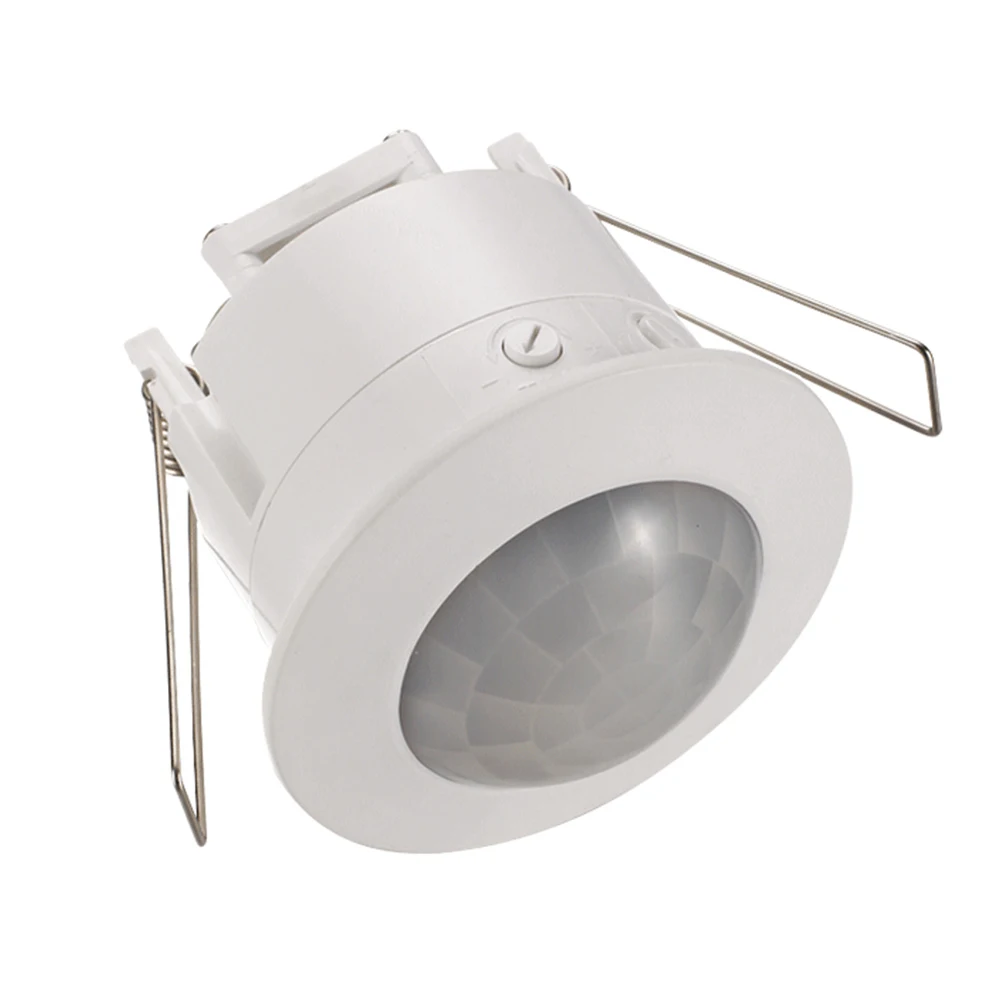 

AC110-240V Recessed PIR Ceiling Occupancy Motion Sensor Detector Light Switch For 360 Degrees