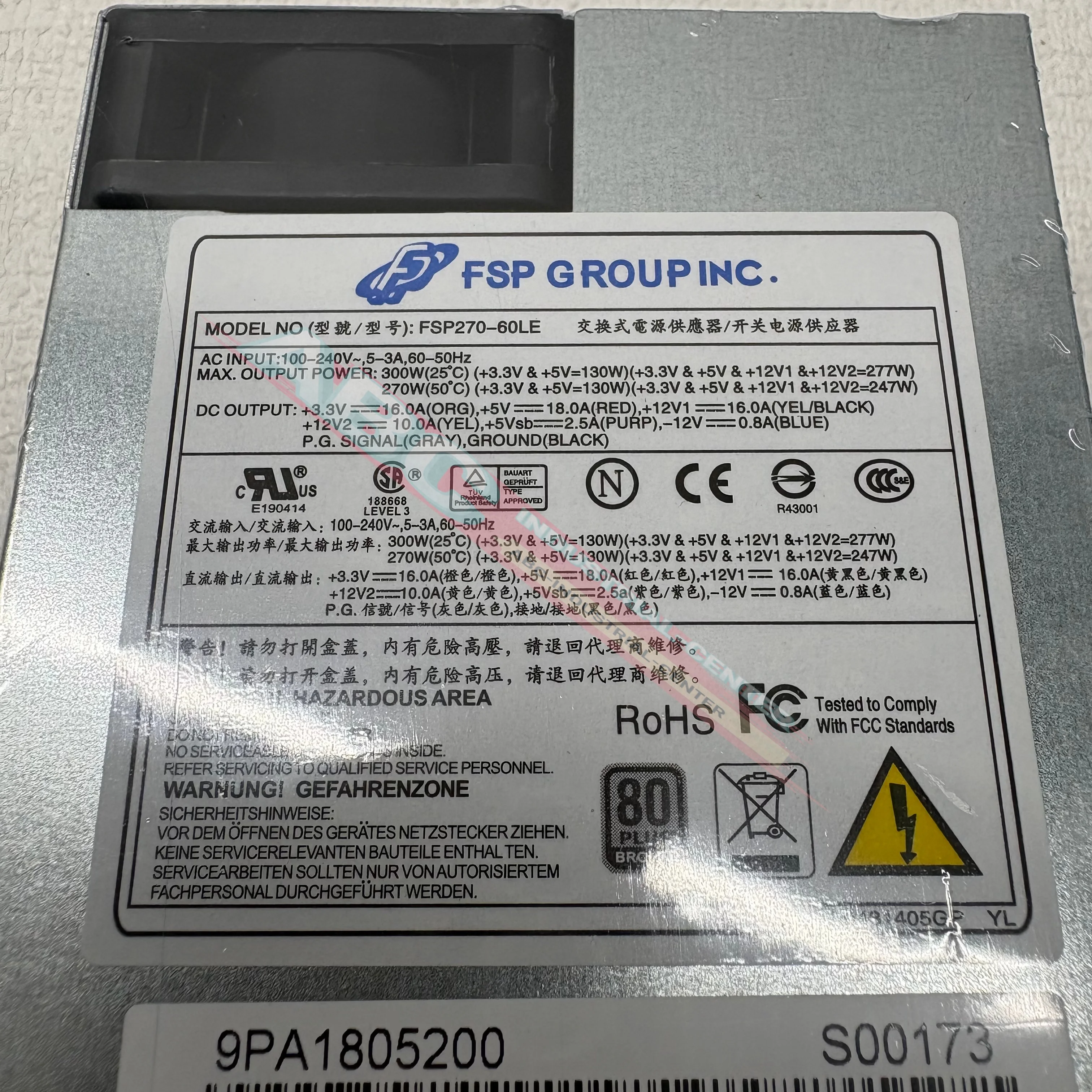 

FSP270-60LE CPU4P Brand New switching power supply