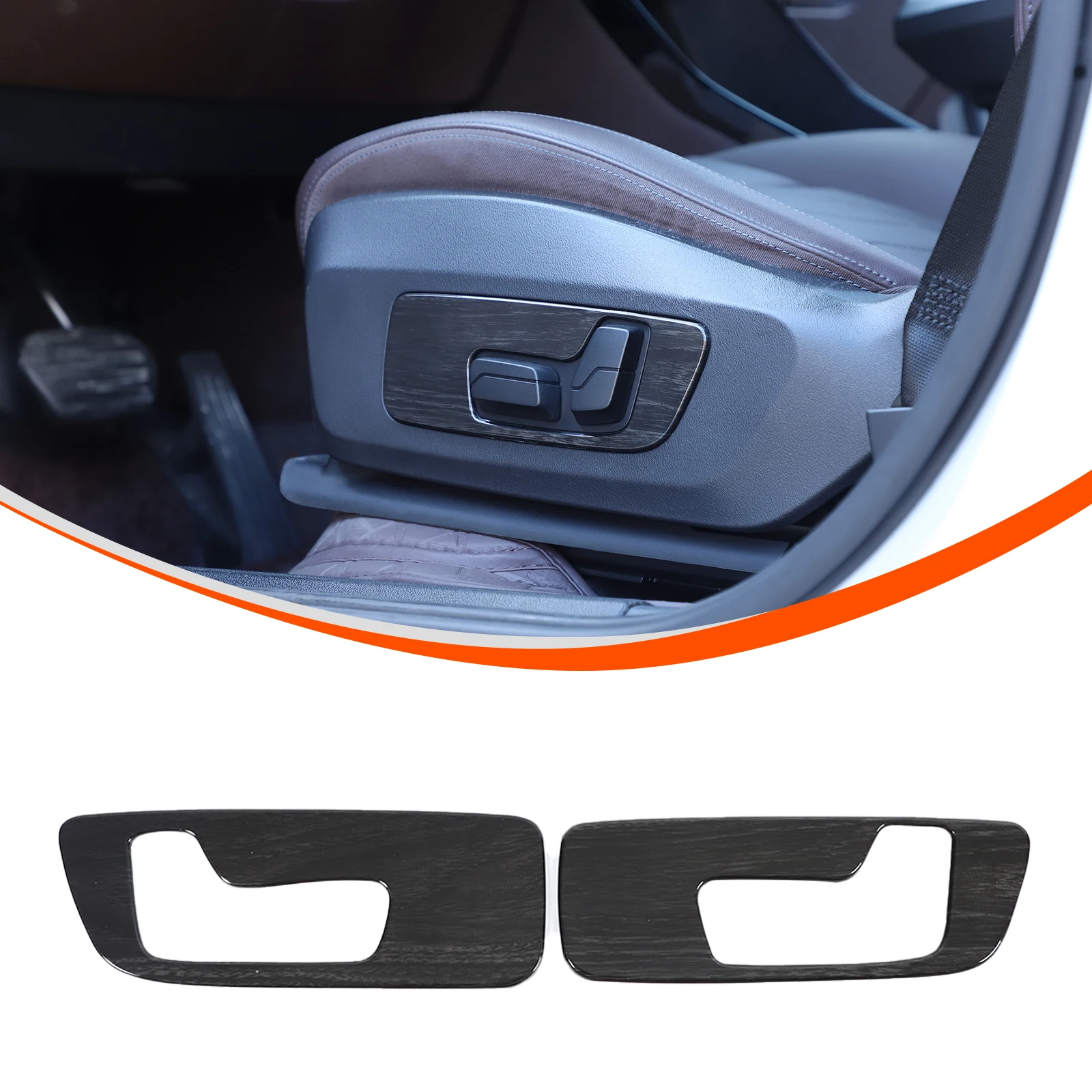 

ABS For BMW X1 2023 2024 Seat Adjustment Button Trim Automotive Interior Trim Accessories