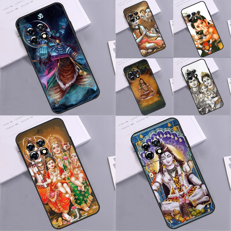 God Diety Hindu Ganesha Shiva Funda For OnePlus Nord 3 2T CE 2 Lite N10 N20 N30 OnePlus 11 8T 10T 9RT 10R 8 9 10 Pro Case