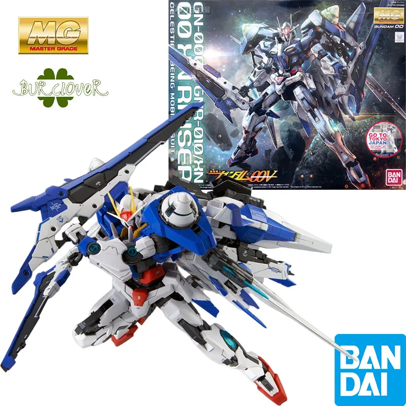 Bandai Genuine MG XN Raiser GNR-010 1/100 Anime Action Figure Assembly Model Toys Collectible Model Ornaments Gifts For Children
