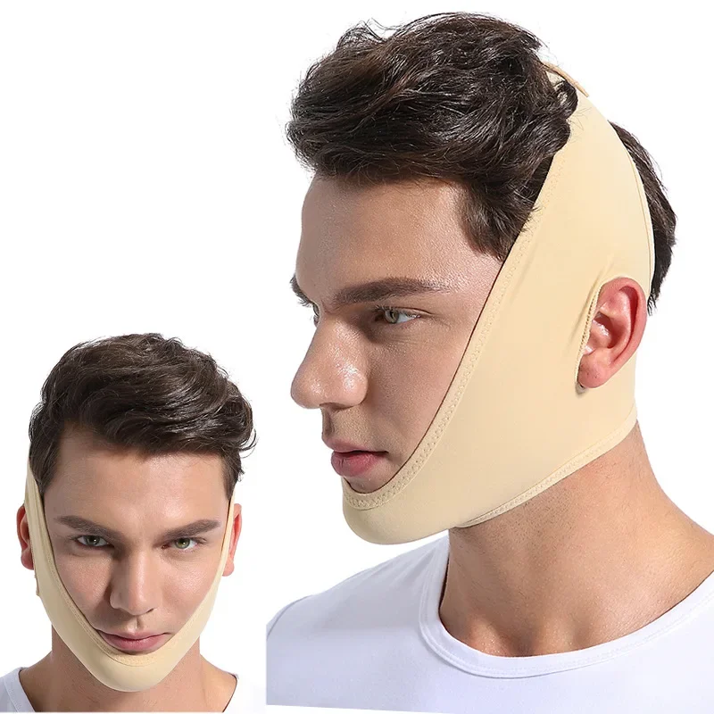 قناع الوجه للذقن المزدوج، حزام رفع الوجه على شكل حرف V، حزام شد الوجه القابل لإعادة الاستخدام للعناية بالبشرة من Jawline Contour للرجال والنساء للاستخدام المنزلي #2