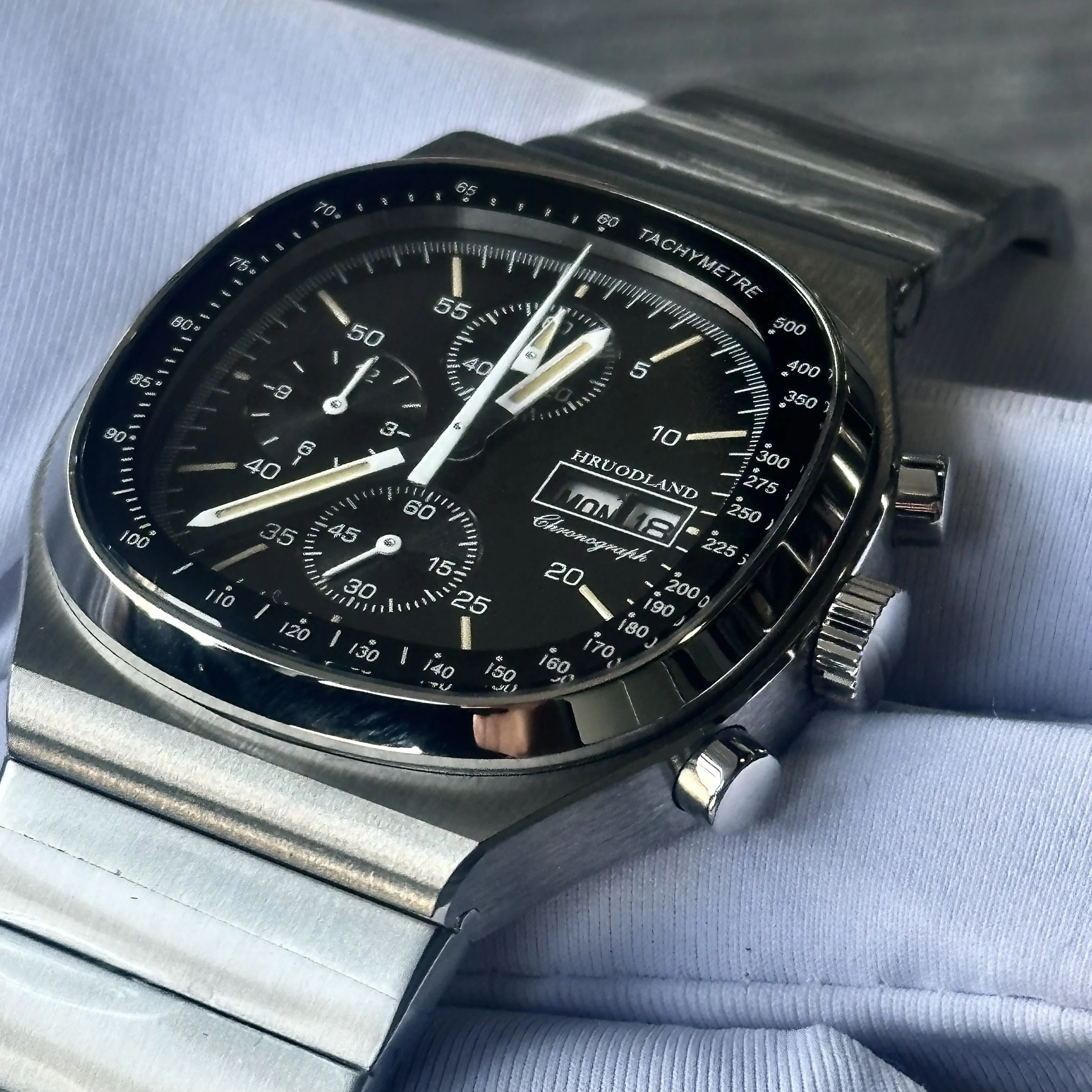 Hruodland 2026 새로운 남성용 쿼츠 시계 달 - Chronograph Flyback Watch 리뷰 및 가격