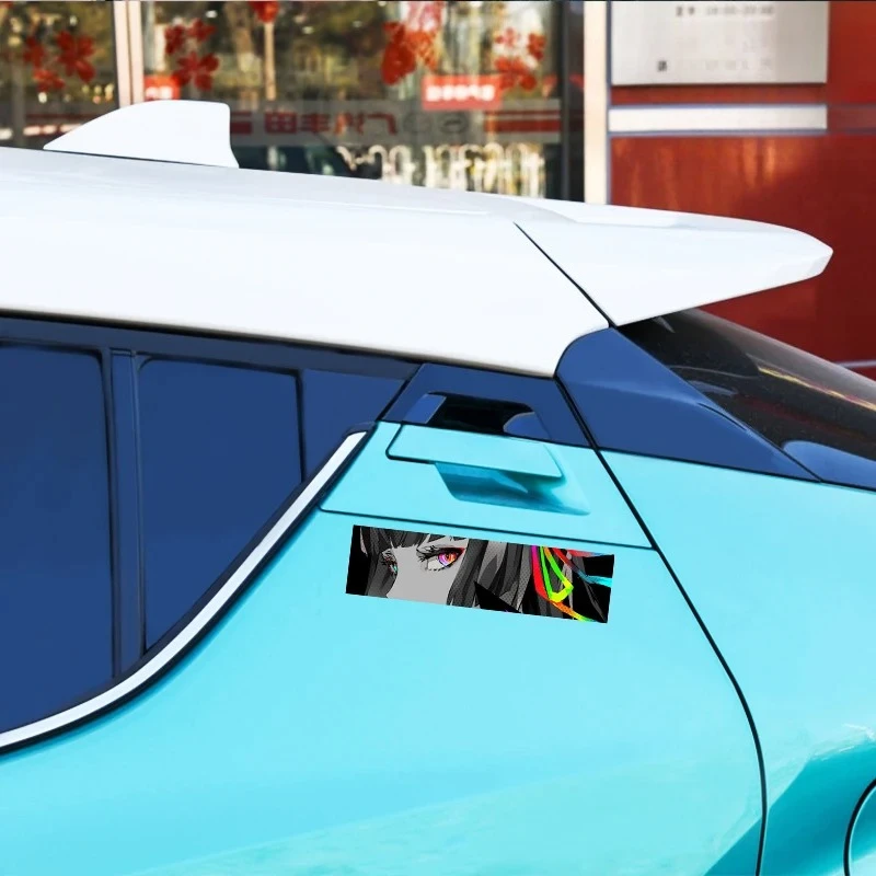 Anime JDM Girl Car Sticker Vinyl Decal Waterproof for Car Window Bumper Motorcycle Automotive Exterior Decor Stickers 4