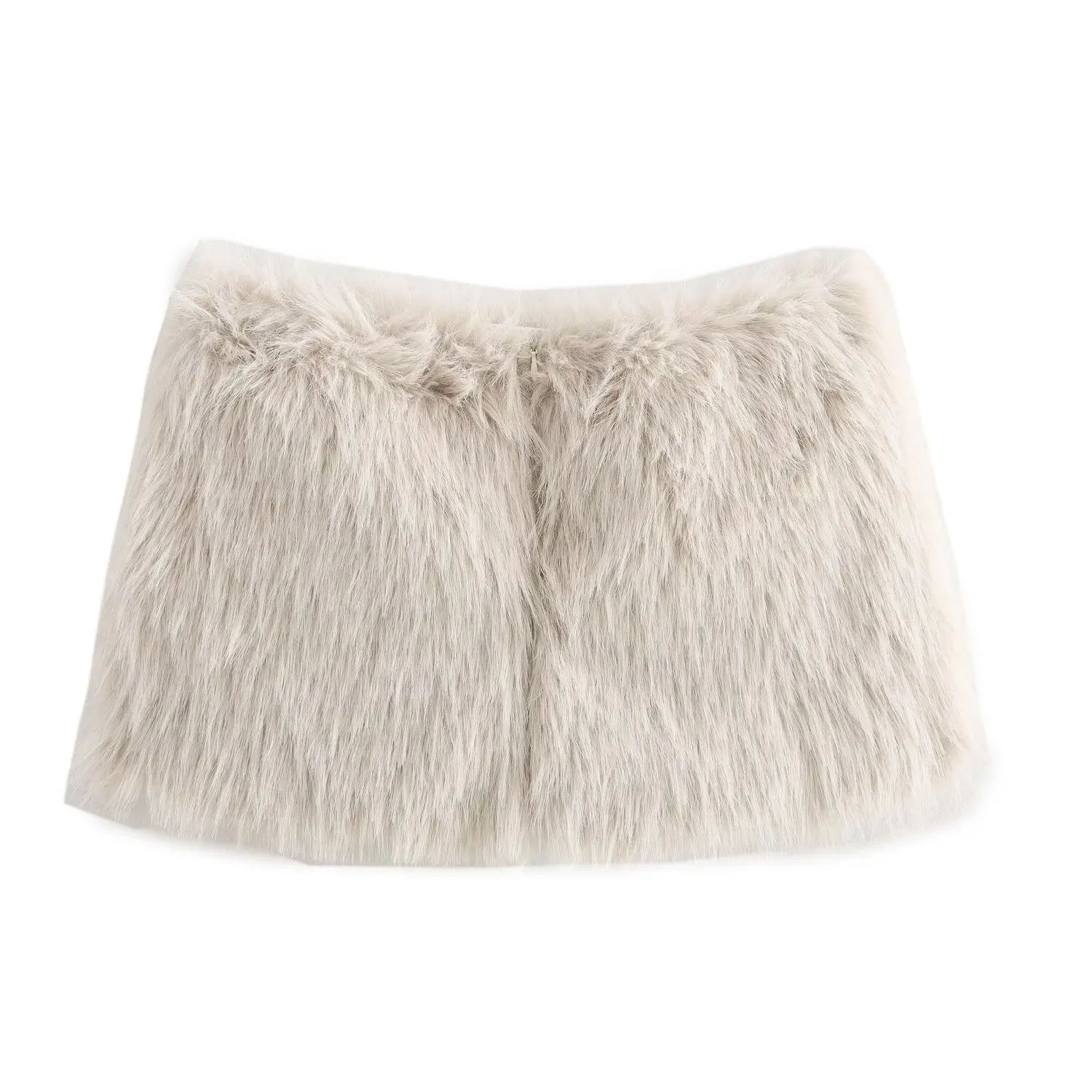 Plush American Style Skirts 2025 Autumn Winter New Zipper Fashion Versatile Sexy Skirt Casual High Street High Quality Skirt