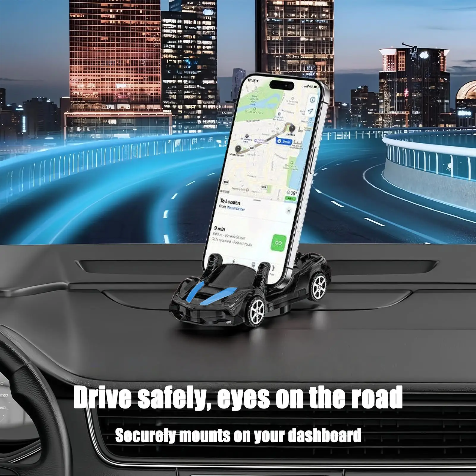 

Phone Mount For Car Phone Stand For Car Vibration-Proof Smartphones Dashboard Stand Cradle For SUV RV Sedan Truck Minivan