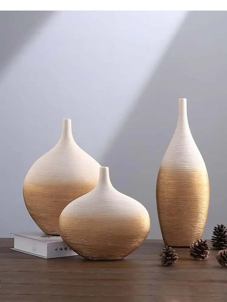 

#For Chinese Ceramic Vase Flower Arrangement Accessories Circular Gradient Lines Handicraft Ornaments Decoration&