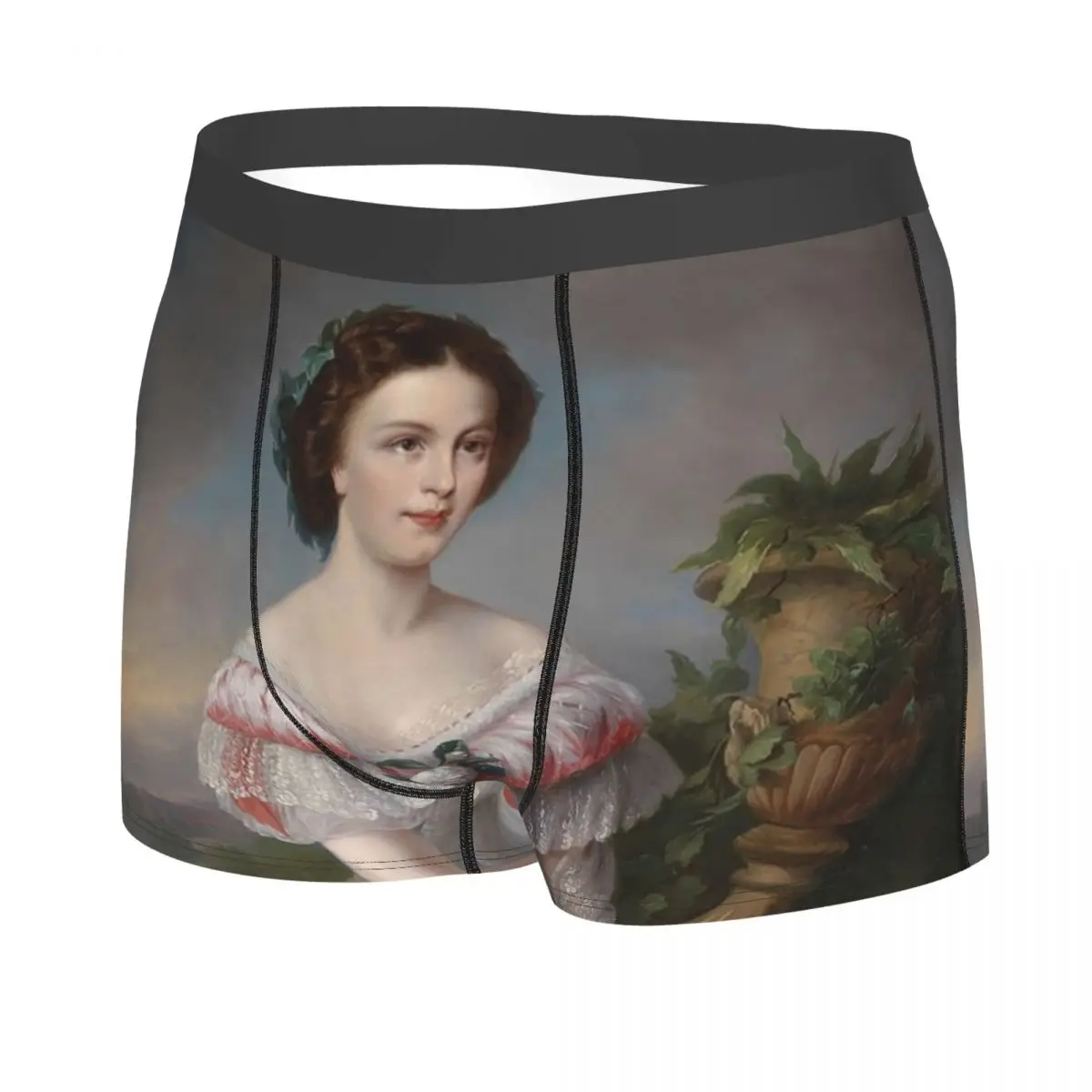 Custom Empress Sisi Elisabeth Of Austria Underwear Men Stretch Boxer Briefs Shorts Panties Soft Sexy Underpants For Homme