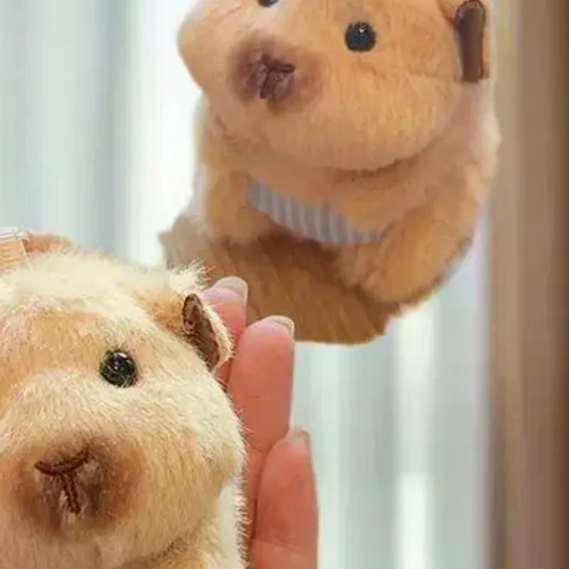 

Adorable Hamster Soft Toy Keychain Charming Bag Charm Backpack Ornament Presents