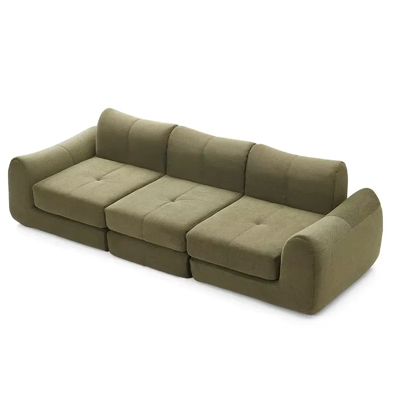 Modern Modular Comoressed Sofa for Home High Quality Three Seater Vacuum Sofa Set Soft Cloud Compression Foam Sofa in a Box