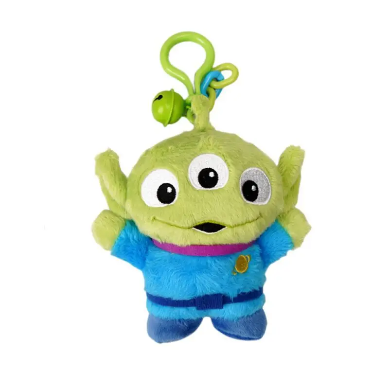 9-11 سنتيمتر قصة لعبة لطيف ثلاثة عيون الغريبة الصبي أفخم قلادة حقيبة مدرسية على ظهره أفخم دمية قلادة المفاتيح ألعاب من نسيج مخملي هدية عيد ميلاد