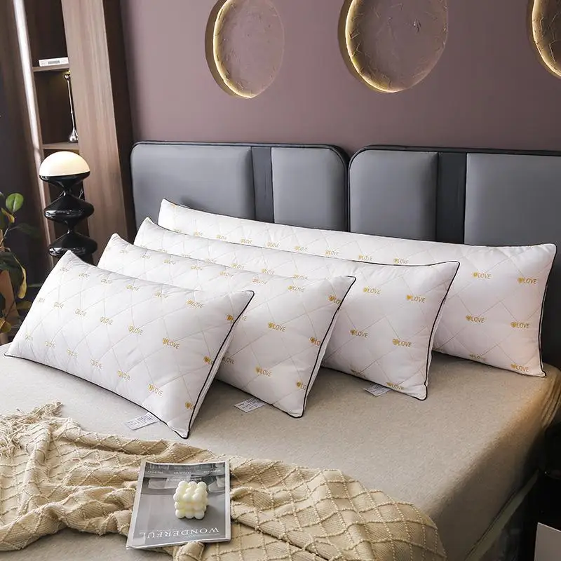 

Long Double Size Pillow Core 1m12m 15m 18m Couples Bed Pillow Extra Large U-Shaped Portable Pillow Hard Support TPE Filling