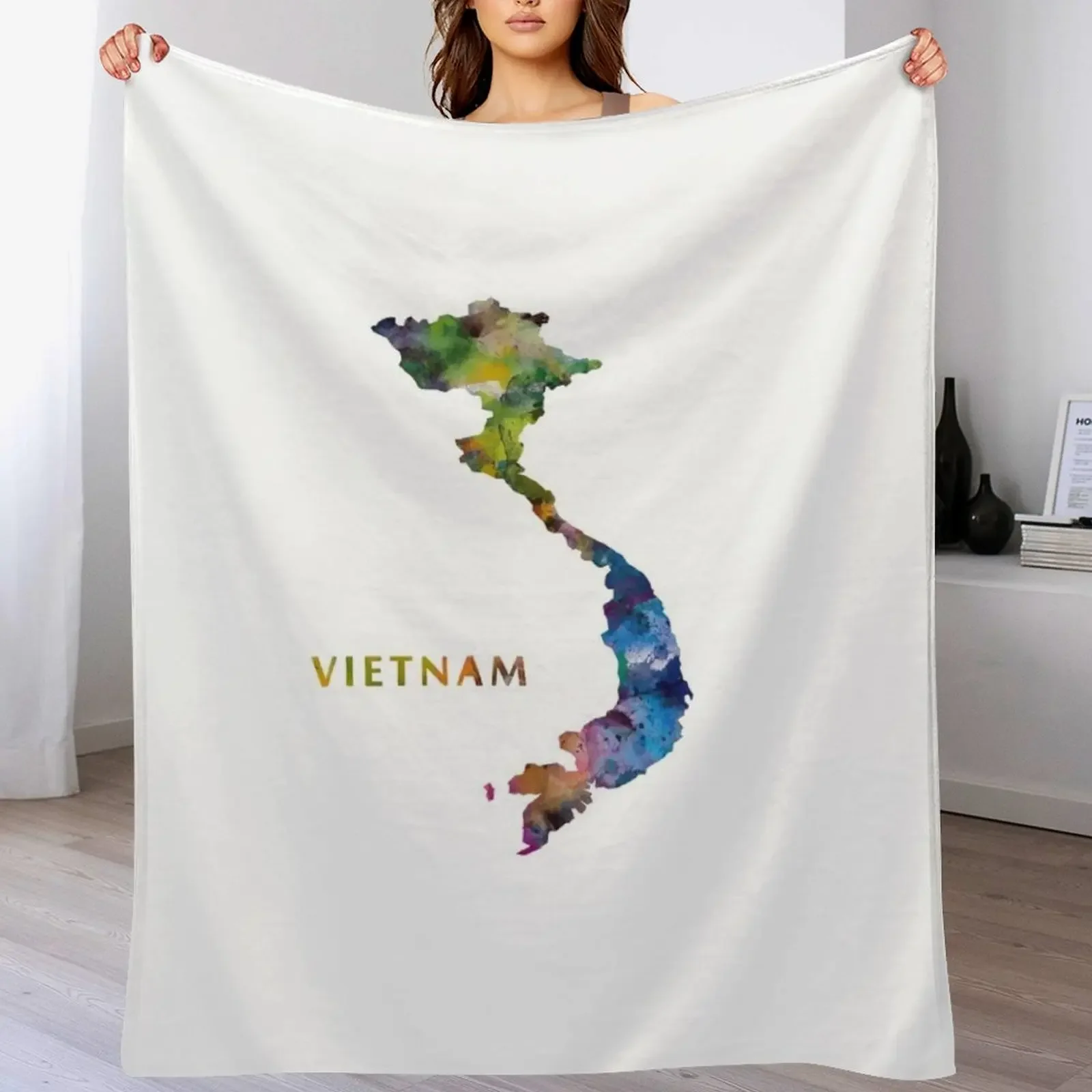 

Vietnam Throw Blanket Luxury Throw Single Soft Big blankets ands Blankets