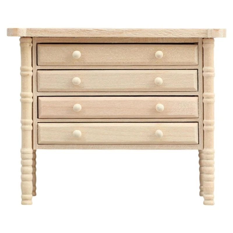 

Realistic Display Shelf Cabinet Vintage Zakka for 1:12 Doll House