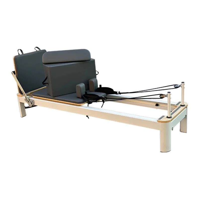 

YTYIN Premium Foldable Maple Pilates Reformer | Home Gym Equipment for Body & Core Training | Yoga Studio Design