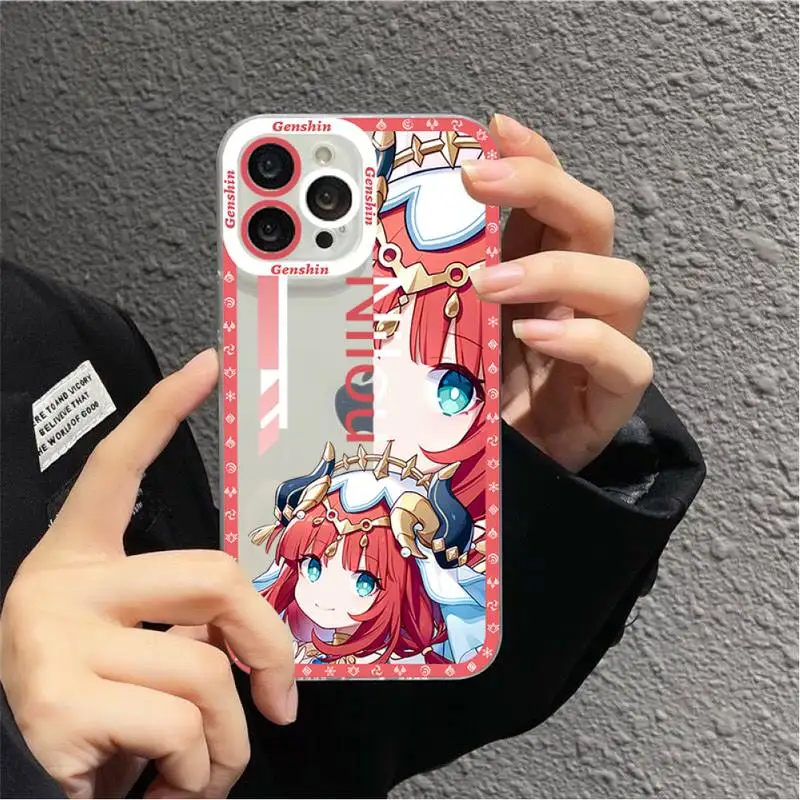 Anime Genshin Impact Phone Case for iPhone 11 12 13 Mini Pro Max 14 Pro Max Case shell
