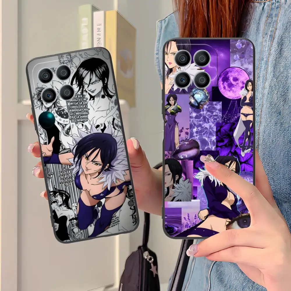 Seven Deadly Sins Merlin Phone Case for Honor 90 80 70 60 50 30 20 10 9 8 7 Pro S SE Lite 5G Soft TPU Shockproof Cover