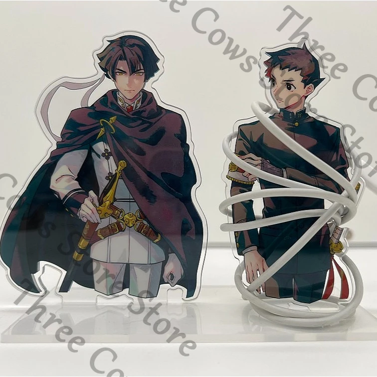 

Anime Ace Attorney Ryūnosuke Naruhodō Kazuma Asogi Phoenix Wright Cosplay Cartoon Standing Sign Mascot Acrylic Stand Figure Gift