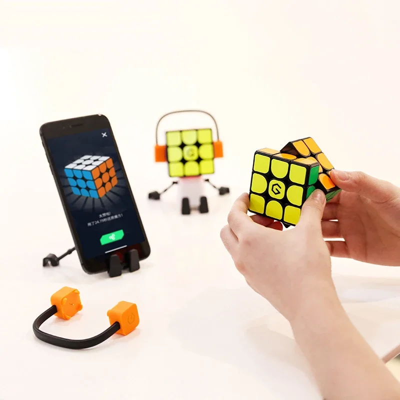 Kolekcja kostek 3x3x3 I3SE AI inteligentna Super kostka magiczna magnetyczna aplikacja Bluetooth zsynchronizować Puzzle dla dzieci edukacyjne zabawki