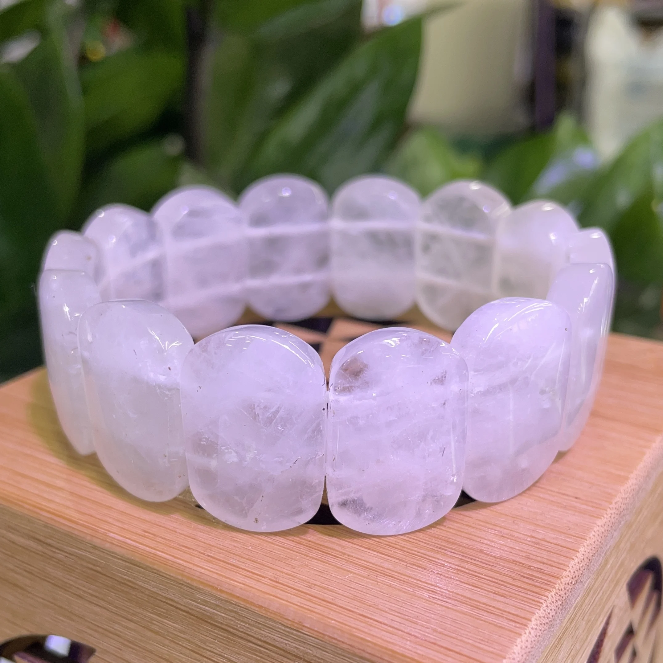 NONE Neues 15X24MM natürliches Amethyst Tigerauge Kristall rechteckiges Energiearmband für Männer und Frauen Mode Charm Schmuck 4