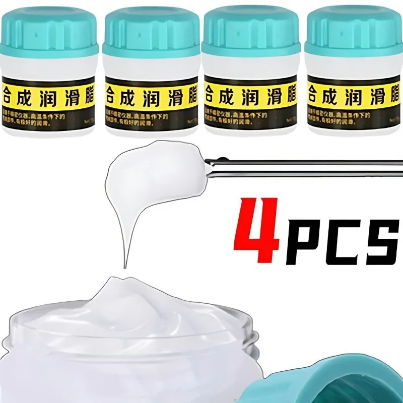 White Synthetic Grease Lubricating Oil Car Sunroof Door Keypad Satellite Shaft Rail Gear Bearing Mechanical O-ring Silicone Oil