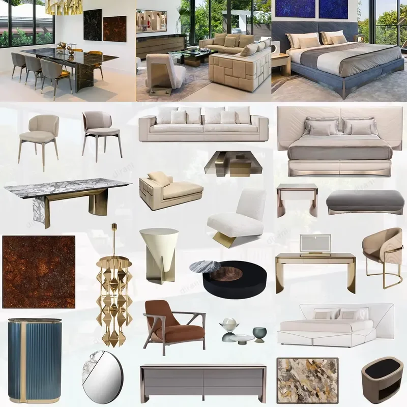 Modern Marble Dining Table Set High End Furniture One Stop Solution Elegant Dining Room Furniture Interior Designers