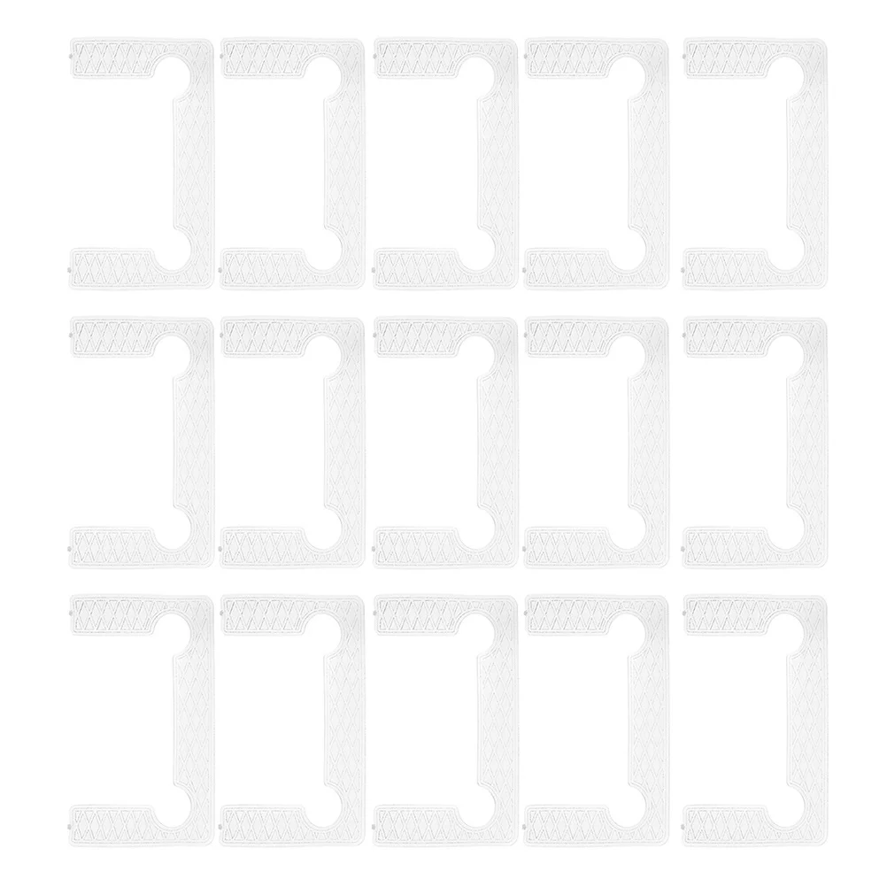 

20Pcs Soft Rubber Hinge Gasket Pads Clear for Shower Door Gasket Repair Transparent Sealing Strip for Kitchen Cabinet Door Anti