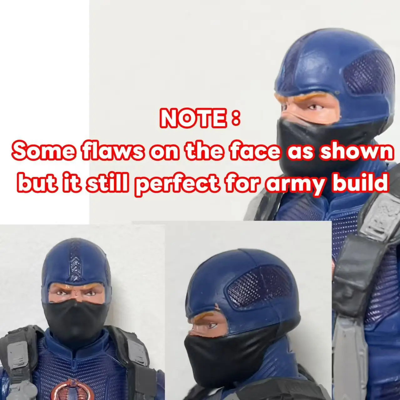 6 بوصة G.I. سلسلة جو جي جي جو المصنفة ريترو سنيك آيز الجيش بناء كوبرا تروبر لعبة شخصيات الحركة هدية عيد الميلاد #2