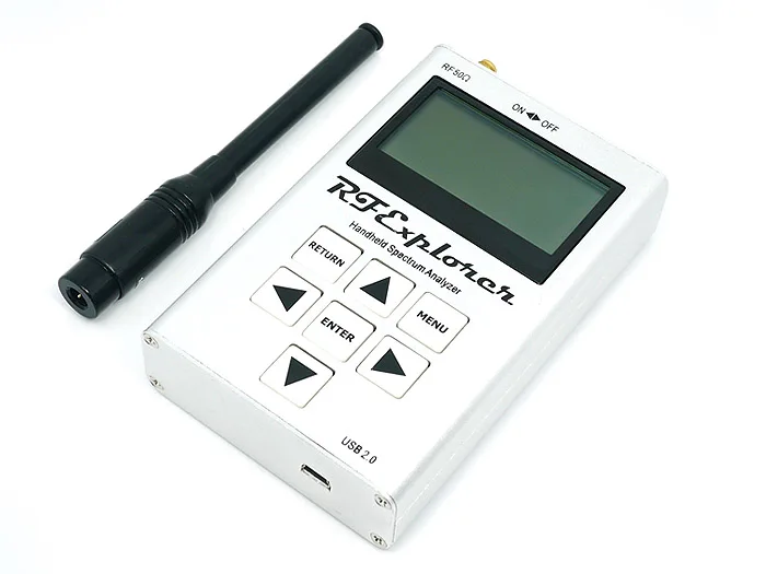 WSUB1G RF Explorer Model USB Digital Spectrum Logic Analyzer Oscilloscope 112KHz-100MHz Handheld Digital Spectrum Analyzer
