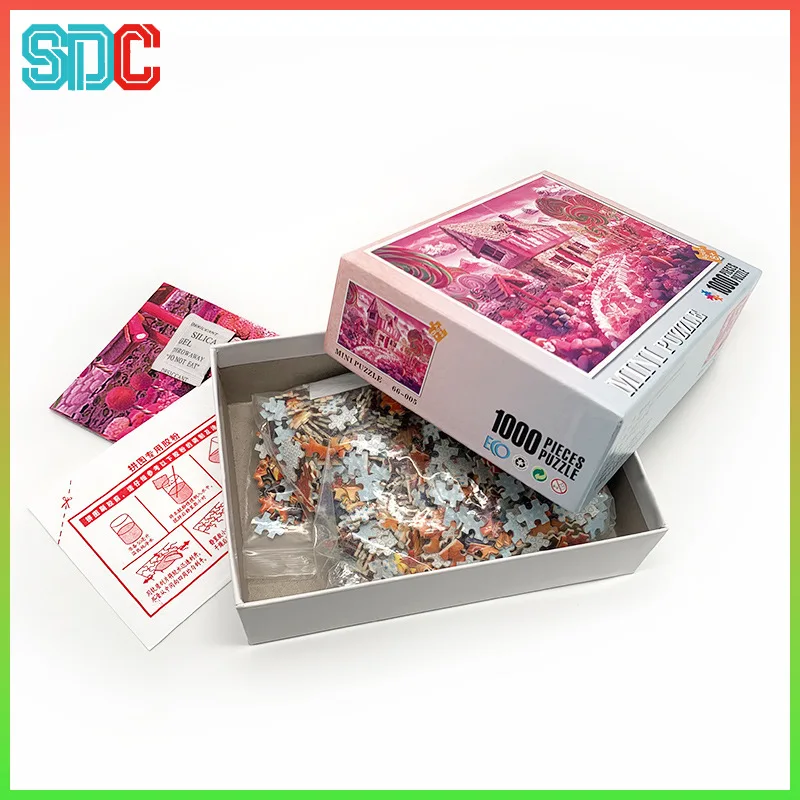 1000 Teile Mini-Puzzles Black Hell White Heaven Puzzle DIY-Spielzeug für Kinder Erwachsene Familie Lustiges Dekompressionsspiel