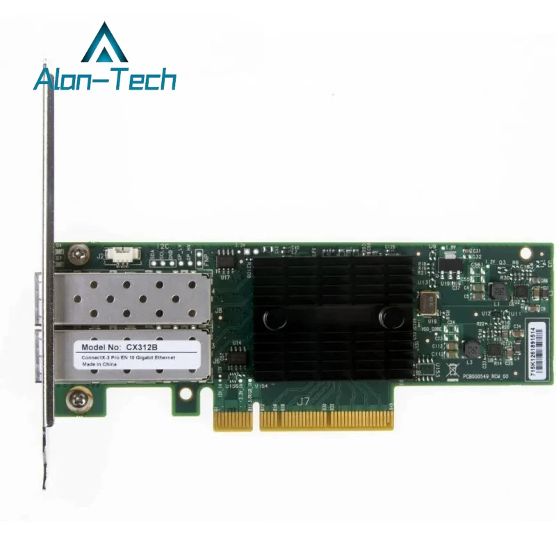 Mellan-ox MCX312B-XCCT ConnectX-3 Pro EN network interface card, 10GbE, dual-port SFP+, PCIe3.0 x8 8GT/s 95%new