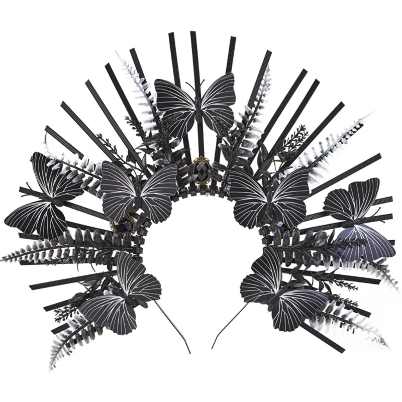 Spiked Crown Headpiece HaloCrown Headband Goddess Headpiece Mary HaloCrown Headpiece Mary Headband  Headband new item