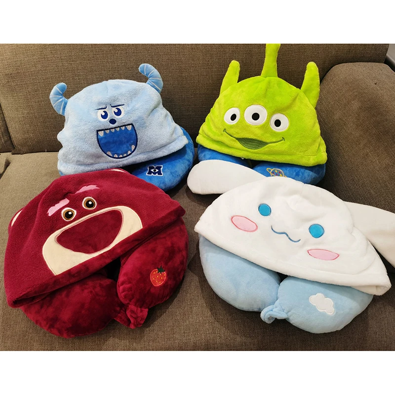 

Disney Cartoon Toy Story Lotso Alien Monsters University Sullivan U shape Pillow Plush Toys Gifts Girls