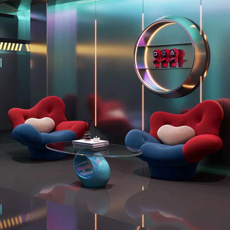 Designer-Hotelzimmer Live E-Sport-Sofa, Stuhl, Wohnzimmer, Freizeitfunktion, Einzelsofa