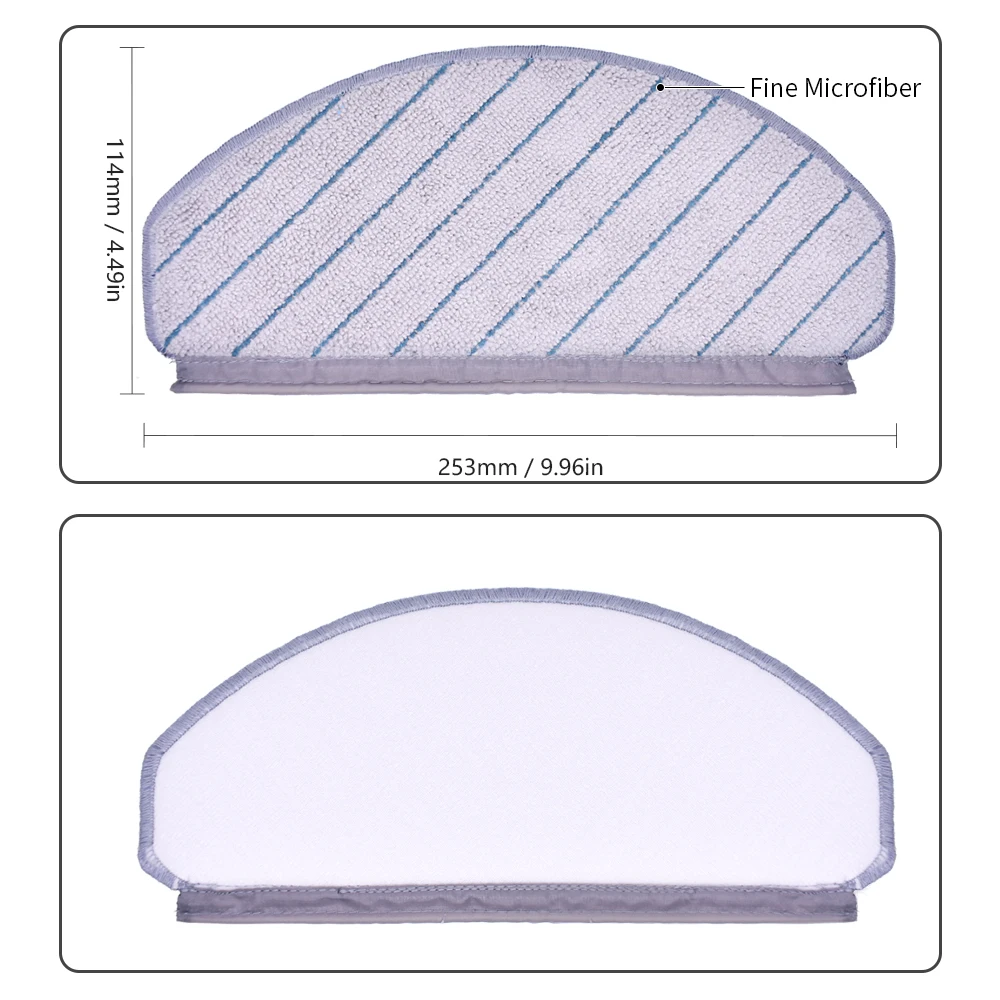 Escova lateral principal filtro mop pano saco de pó compatível com ecovacs deebot t10 plus aspirador peças acessórios substituição