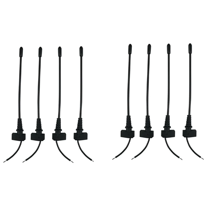 FUFU 8 szt. Antena Mikrofonowa Pasująca do Sennheiser EW100G2/100G3 Bezprzewodowego Mikrofonu Bodypack Część Zamienna do Naprawy Mikrofonu