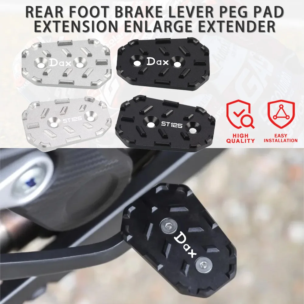 

Motorcycle DAX 125 ST125 Brake Lever Pedal Enlarger Extension Pad For Honda DAX125 ST 125 DAX 125ST 125DAX 2022 2023 2024 2025