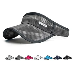 Headband esportiva ajustável para homens e mulheres, bonés leves de tênis, ciclismo, chapéu de praia, boné de beisebol ao ar livre, Breath Mesh