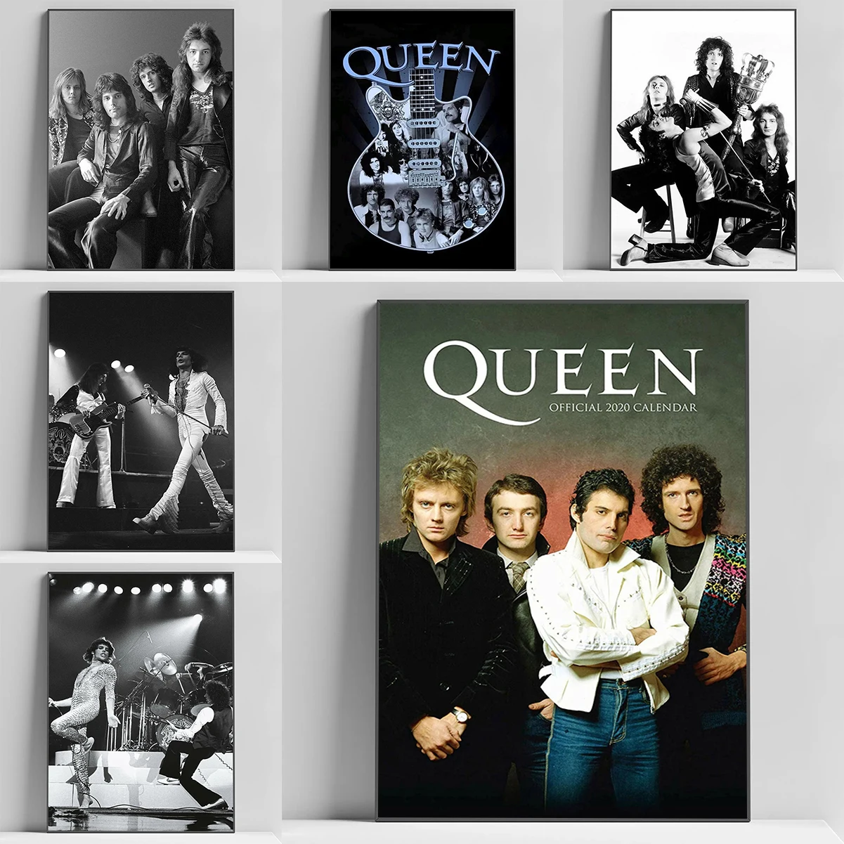 

British Rock Band Q-Queen Poster Painting on Canvas Decoration Pictures Room Wall Art Home Decor Decorative Paintings Print Home