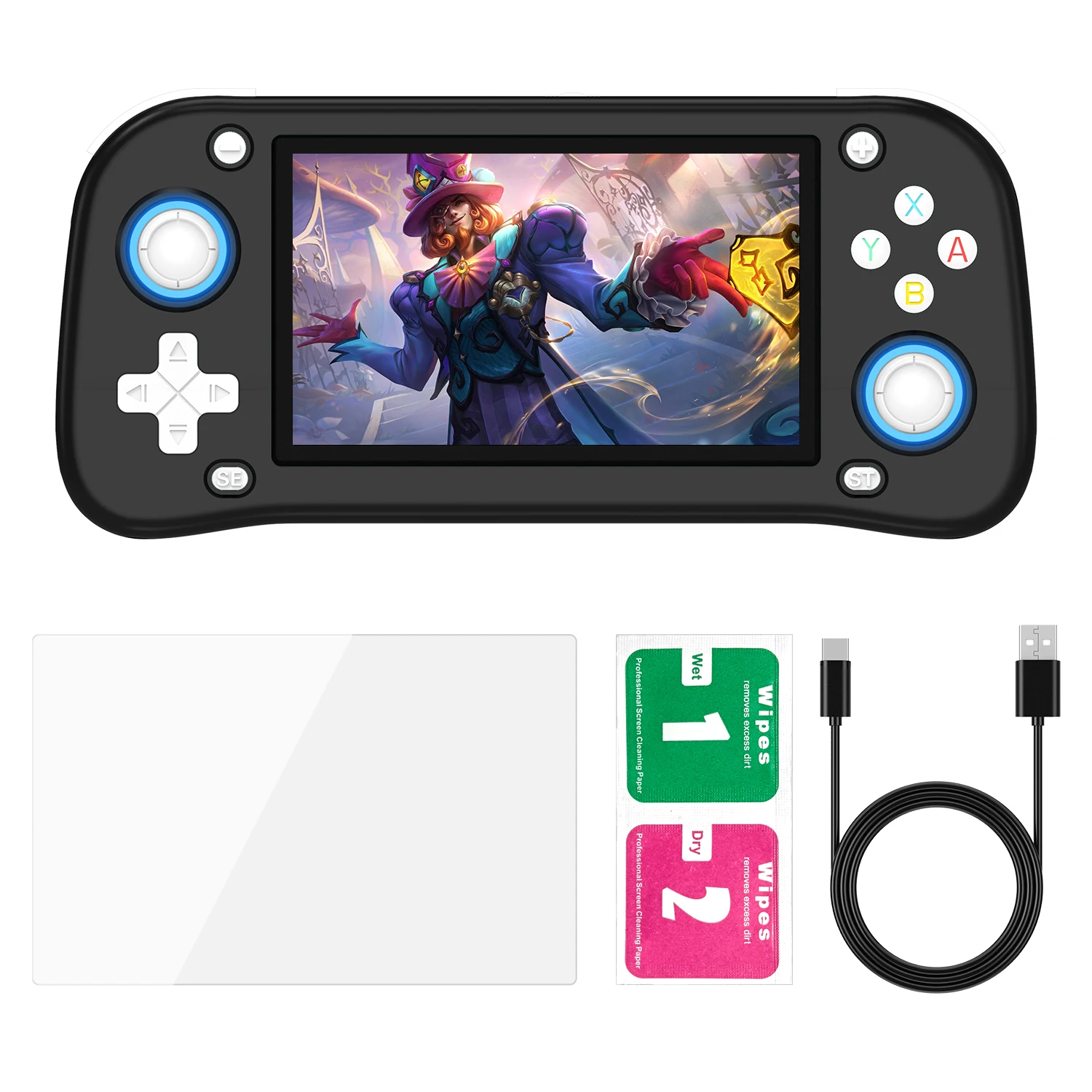 XF43 Retro Handheld Spielkonsole Open Source 4,3 "IPS Bildschirm Linux System Spiel Spieler RK3128 Chip Tragbare Tasche Video Player