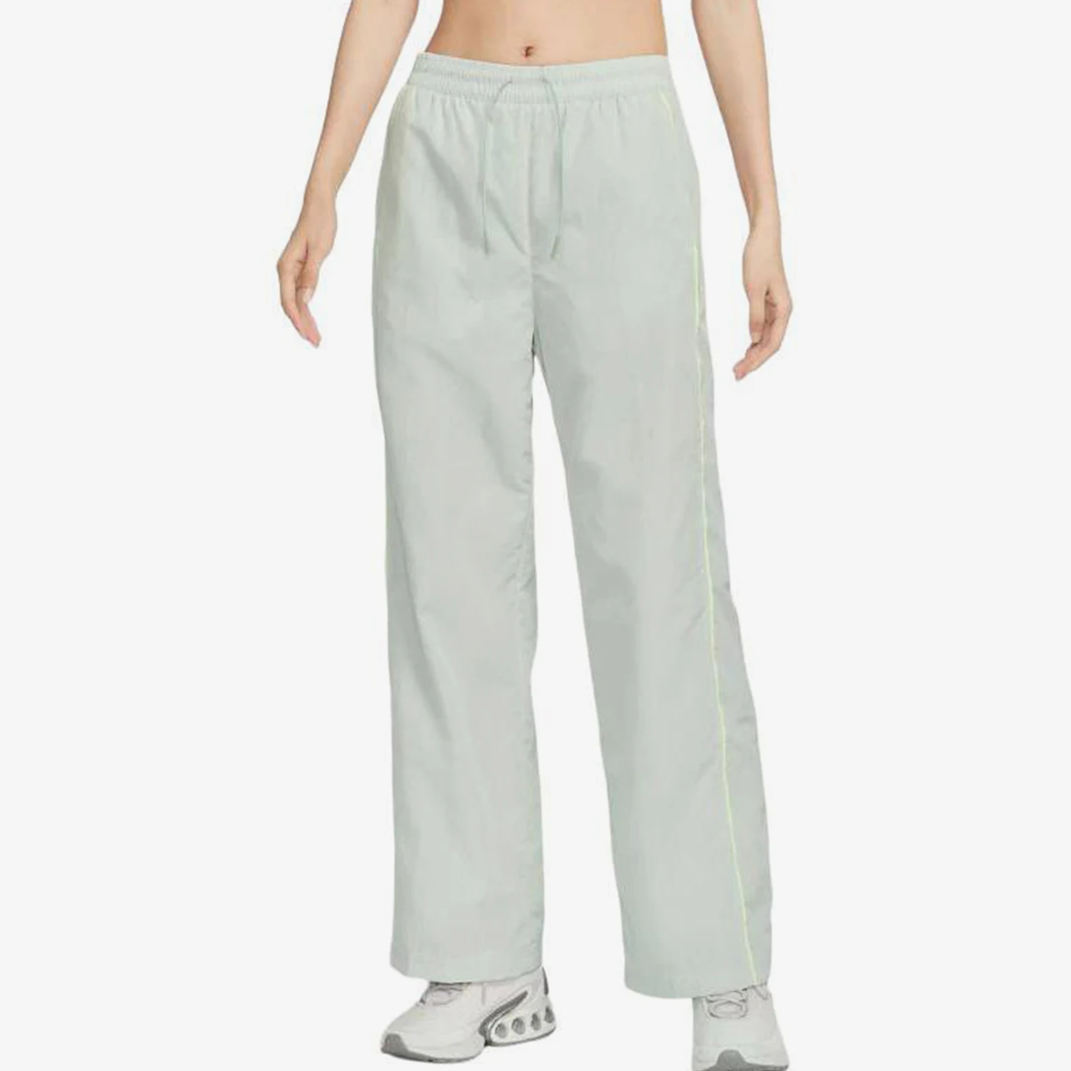 

Оригинальные женские тканые брюки свободного прямого кроя Nike, лето 2025, FV7656-034