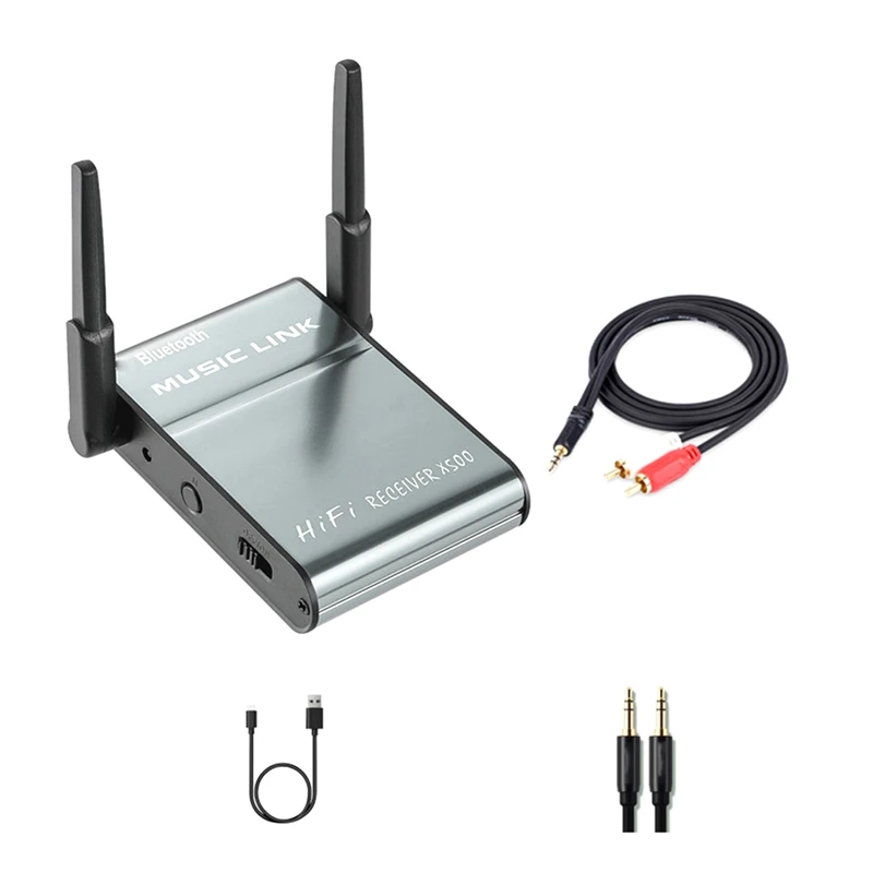 Aux 오디오 블루투스 리시버 무손실 오디오 어댑터, HIFI 자동차 내비게이션 통화, RCA 무선 레트로 스피커 5.0 B, 사용하기 쉬움