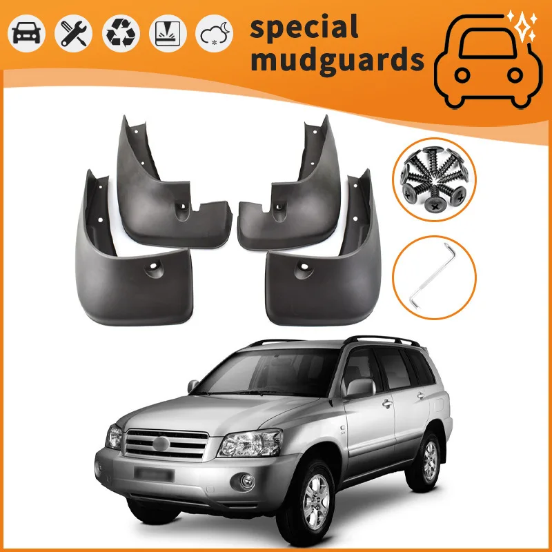 Suitable for 01-24 Toyota Crown Crown land-mounted RAIZE fender tire anti-splash mudguard