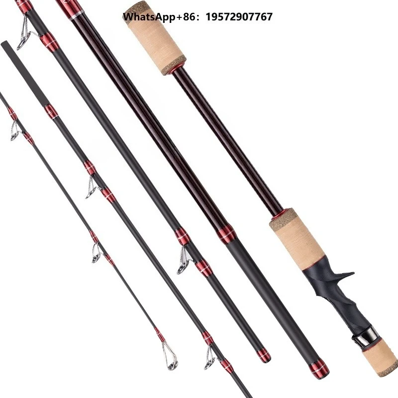 Morning Glow 60 Carbon 5-Section 10g-80g Bait Weight Lure Rod 40g-260g Jigging Rod 10KG Drag Power Stream River