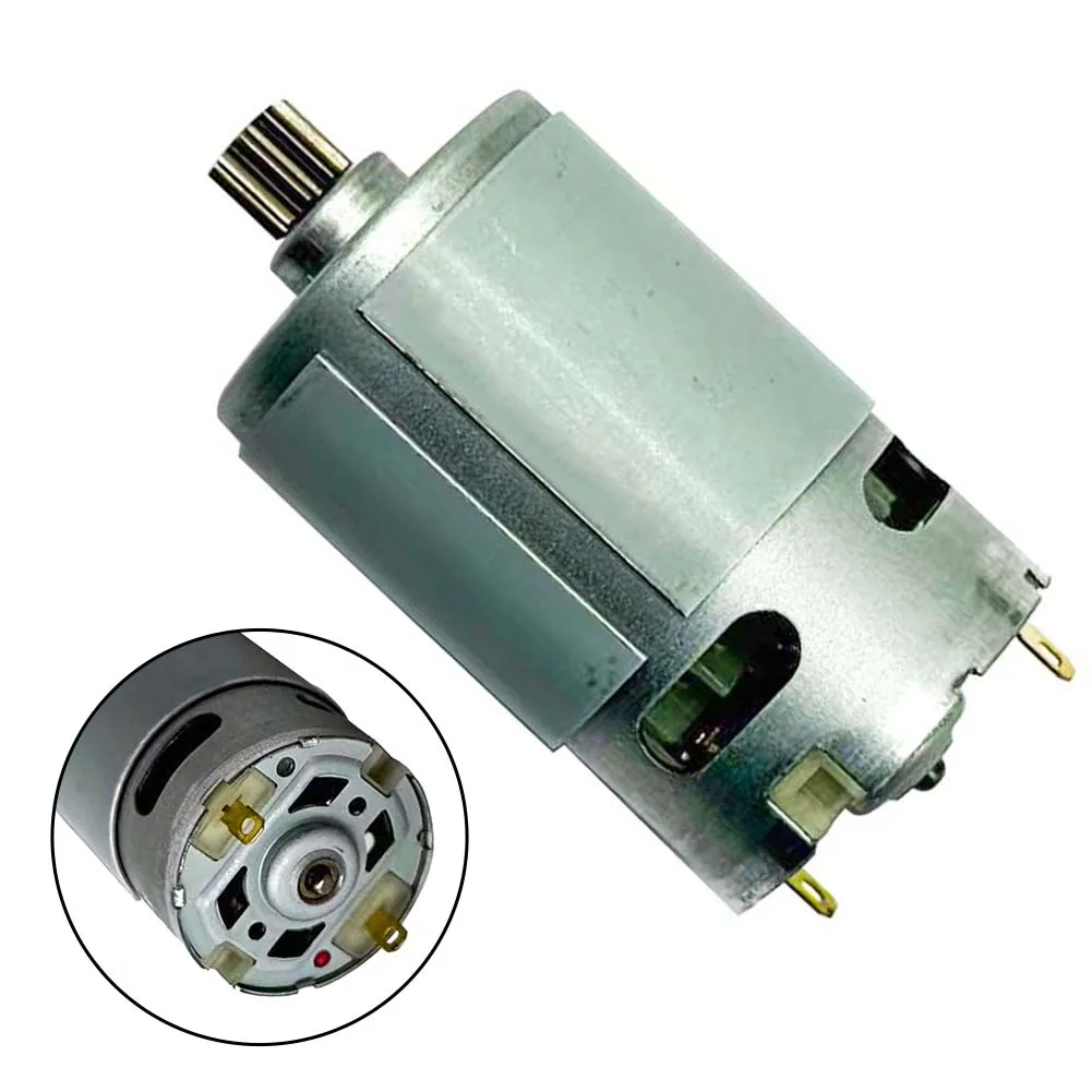 16.8V RS550 Motor Designed for Lithium-ion Powered Chain Saws with 10 Tooth Drive Gear for Mechanical Integration