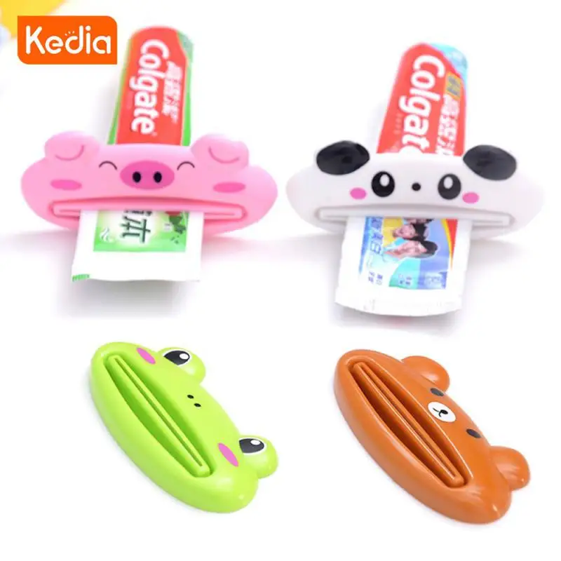 Toothpaste Squeezer Easy To Use Multipurpose Quantitative Extrusion Easy To Clean Extruder Cartoon Shape Toothpaste Extruder