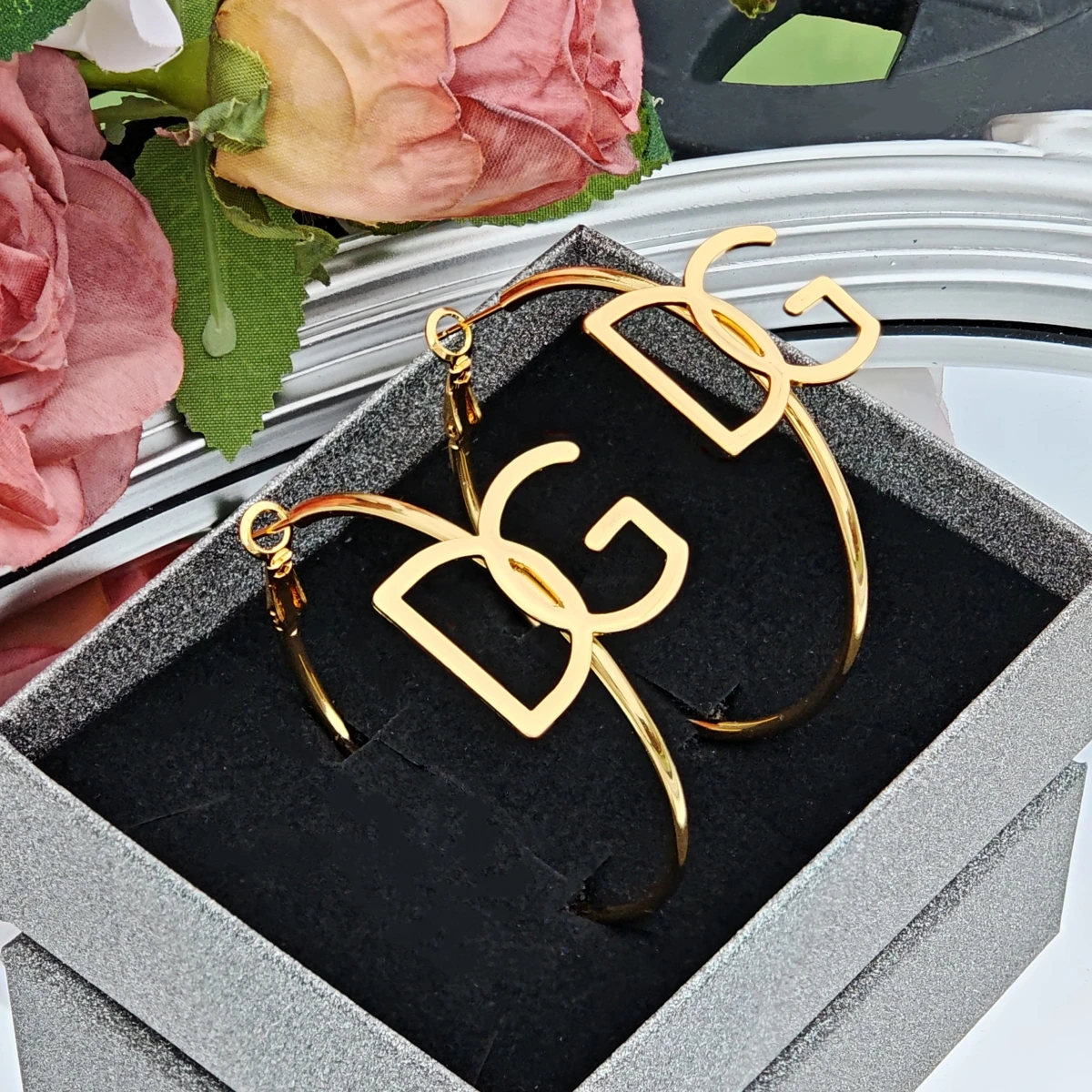 Customized Stainless Steel Earrings Custom Name Earrings Fashionable Women's Earrings Charming Women's Banquet Parties Gifts