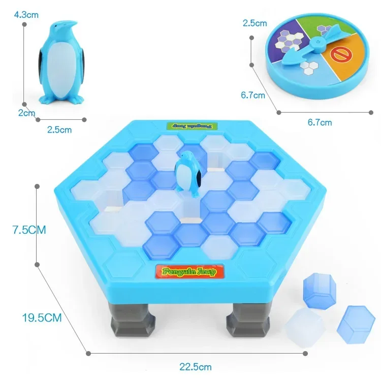 [ตลก] Ice Breaking บันทึกเกมเพนกวินผู้ใหญ่ป้องกันความเครียด Fidget ของเล่นเด็กผู้ปกครองครอบครัวเล่นสนุกเกมกระดานพ่อแม่และลูก