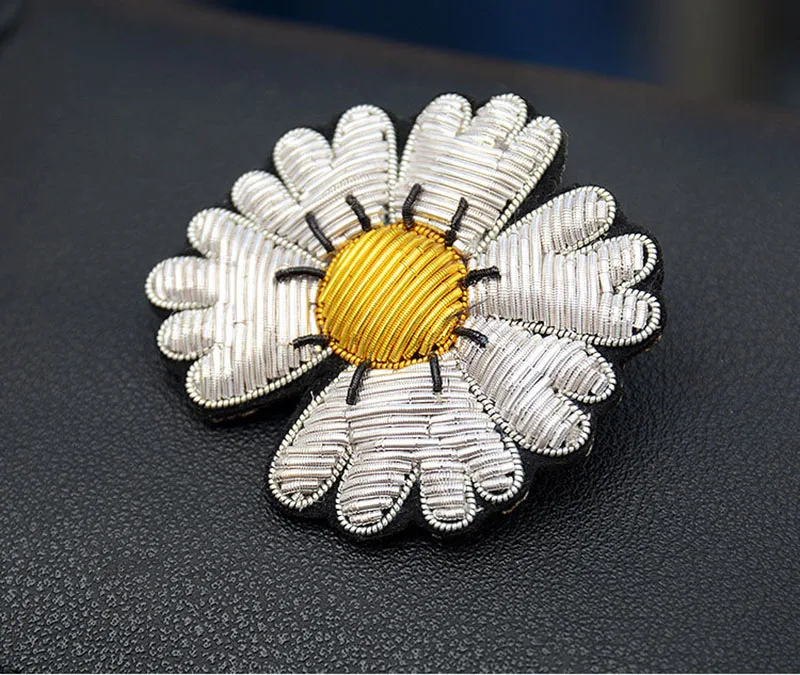AHYONNIEX Indien Seide Badage Kaktus Patches DIY applique Pin Auf geistige Brosche Kleidung Schuhe Taschen Dekoration Kreative Abzeichen – Detail 3